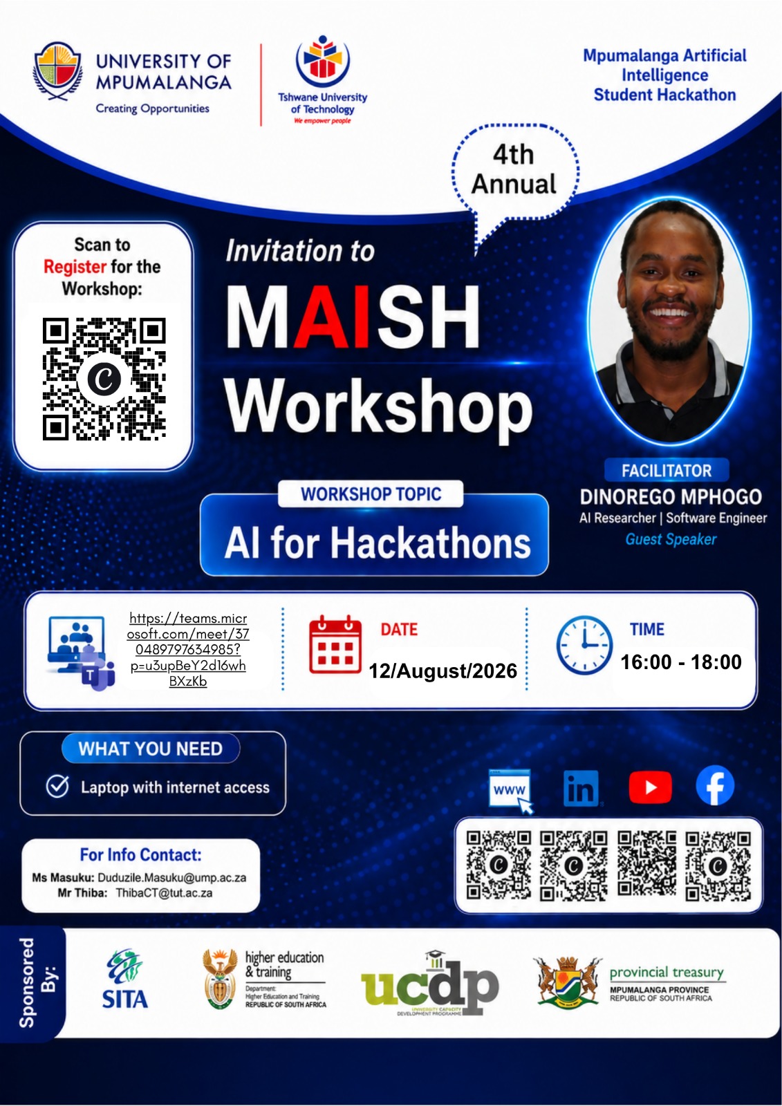 MAISH Workshop Series: AI for Hackathons